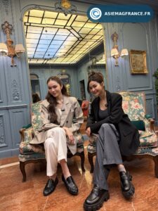 Engfa Waraha et Charlotte Austin (Englot) en interview avec AsieMagFrance à Paris